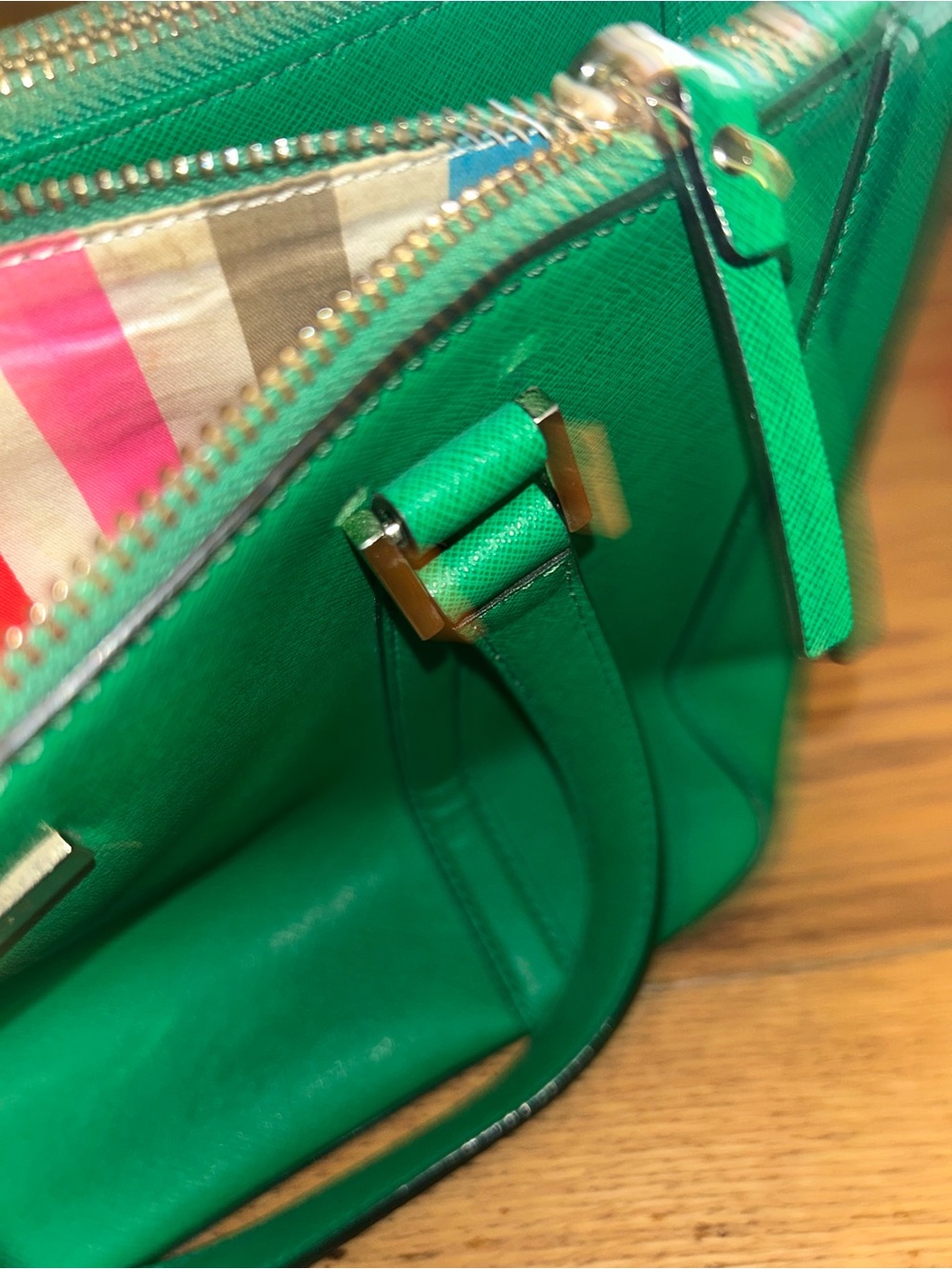 kate spade Emerald Green Tote - Picture 9 of 9
